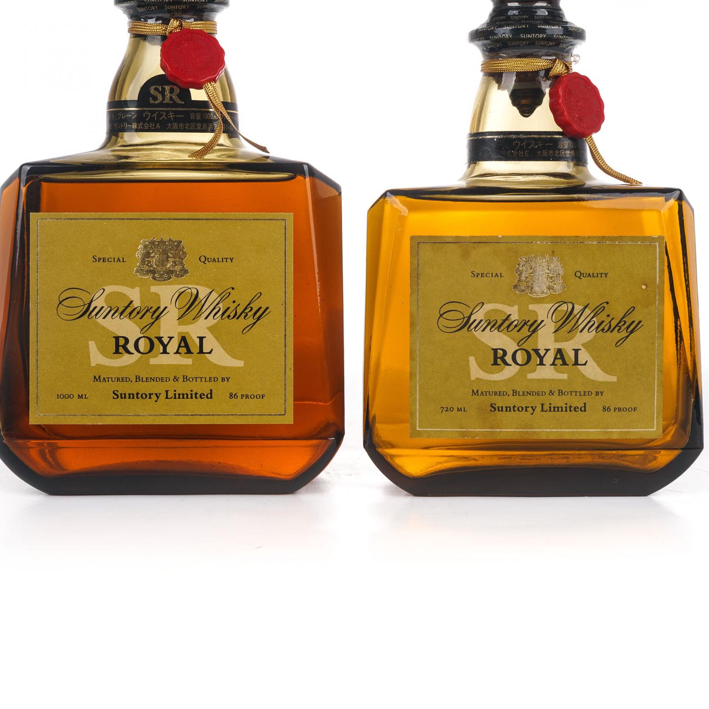 三得利 Royal SR 金狮标 720ml/1000ml 2支组