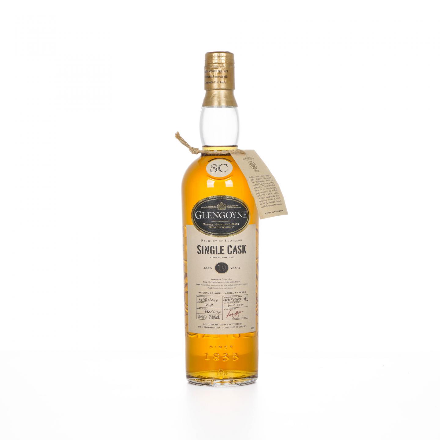 Glengoyne 格兰哥尼 19年 1985-2005 单桶#1227