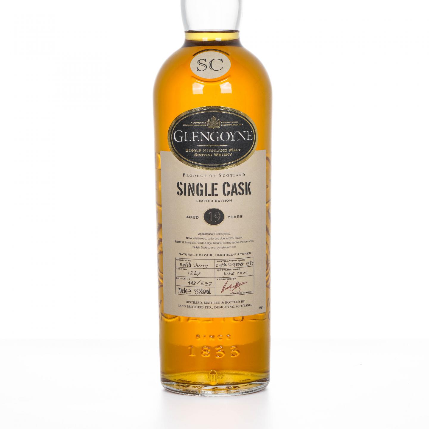 Glengoyne 格兰哥尼 19年 1985-2005 单桶#1227