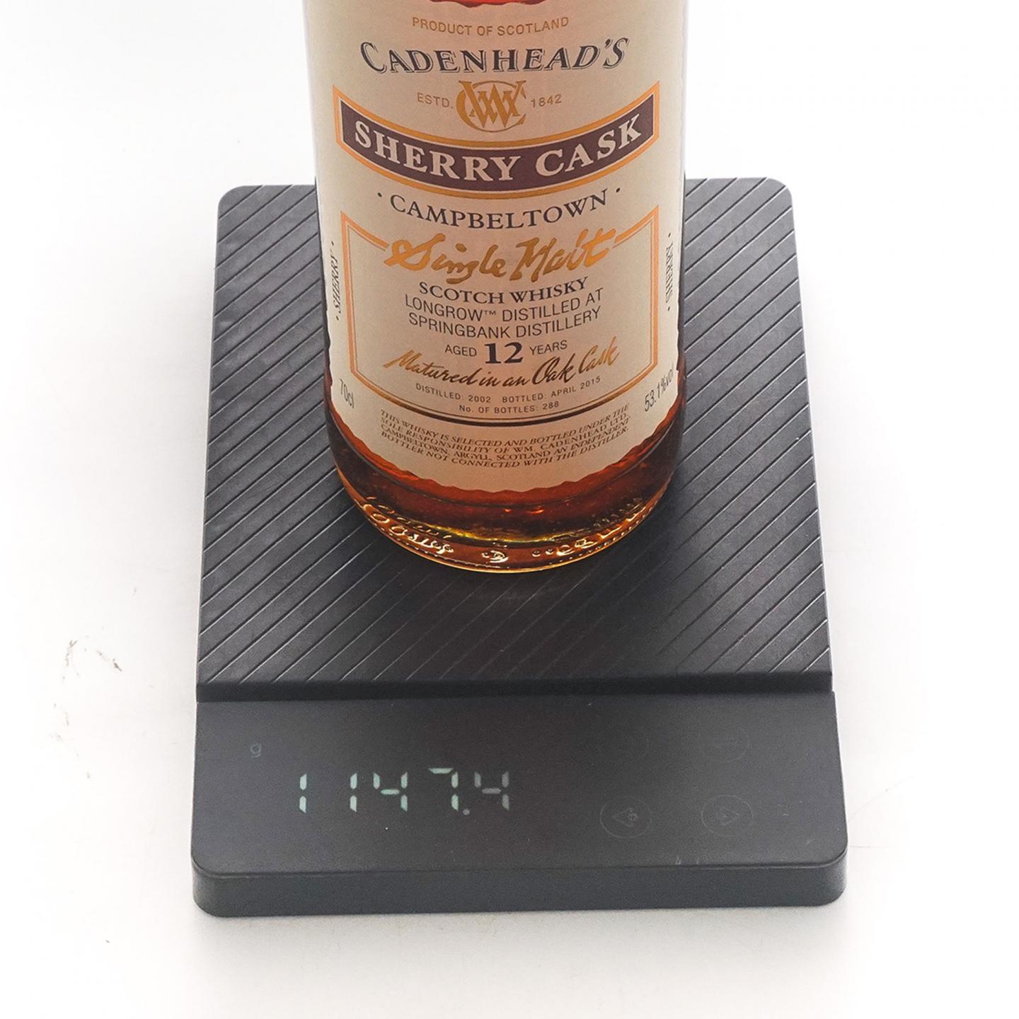 Longrow 朗格罗 12年 2002-2015 CA 雪莉桶