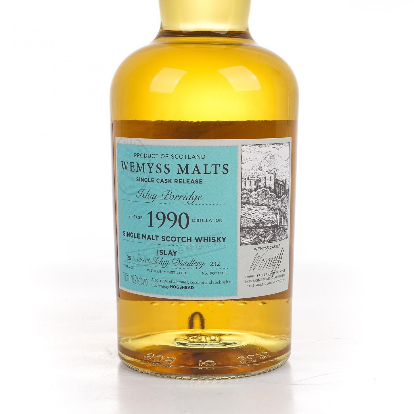 Bunnahabhain 布纳哈本 28年 1990 Wy 降龙标