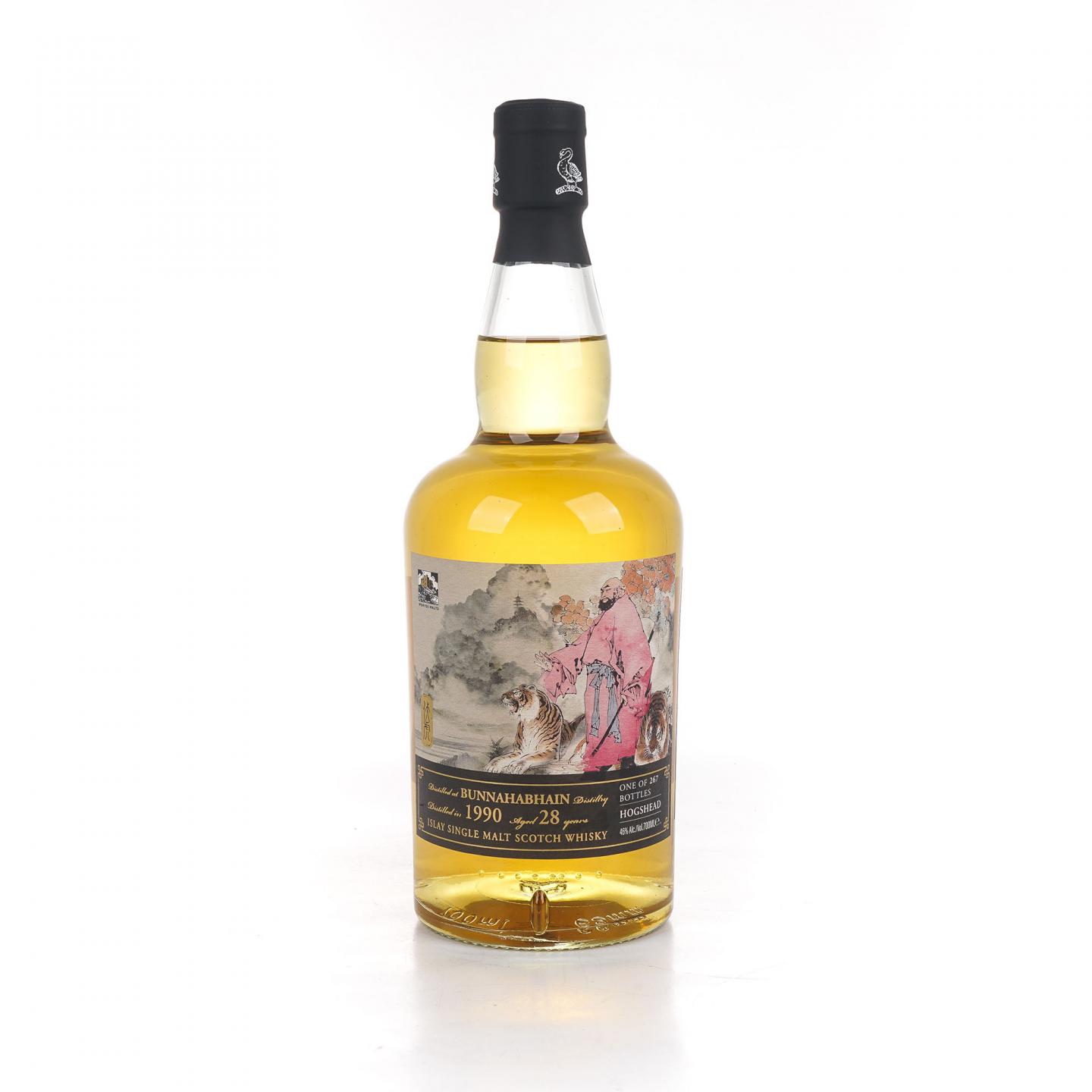 Bunnahabhain 布纳哈本 28年 1990 Wy 伏虎标