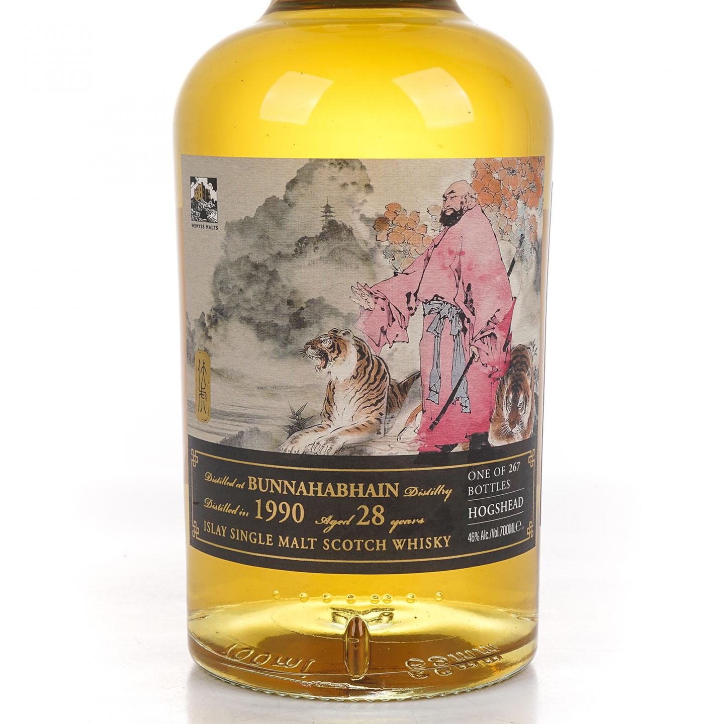 Bunnahabhain 布纳哈本 28年 1990 Wy 伏虎标