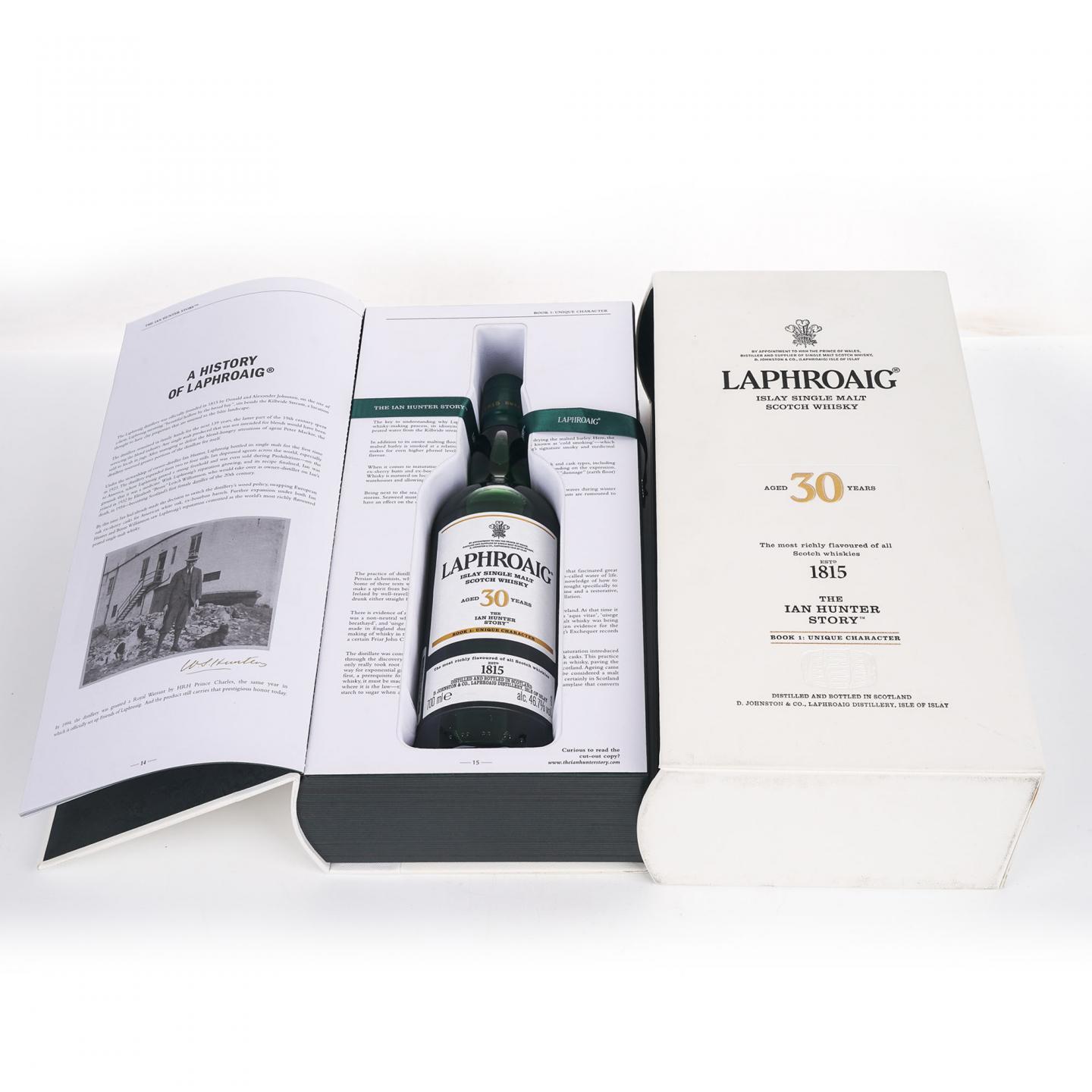 Laphroaig 拉弗格 30/33年 伊恩·亨特之书 1-3版 3支组