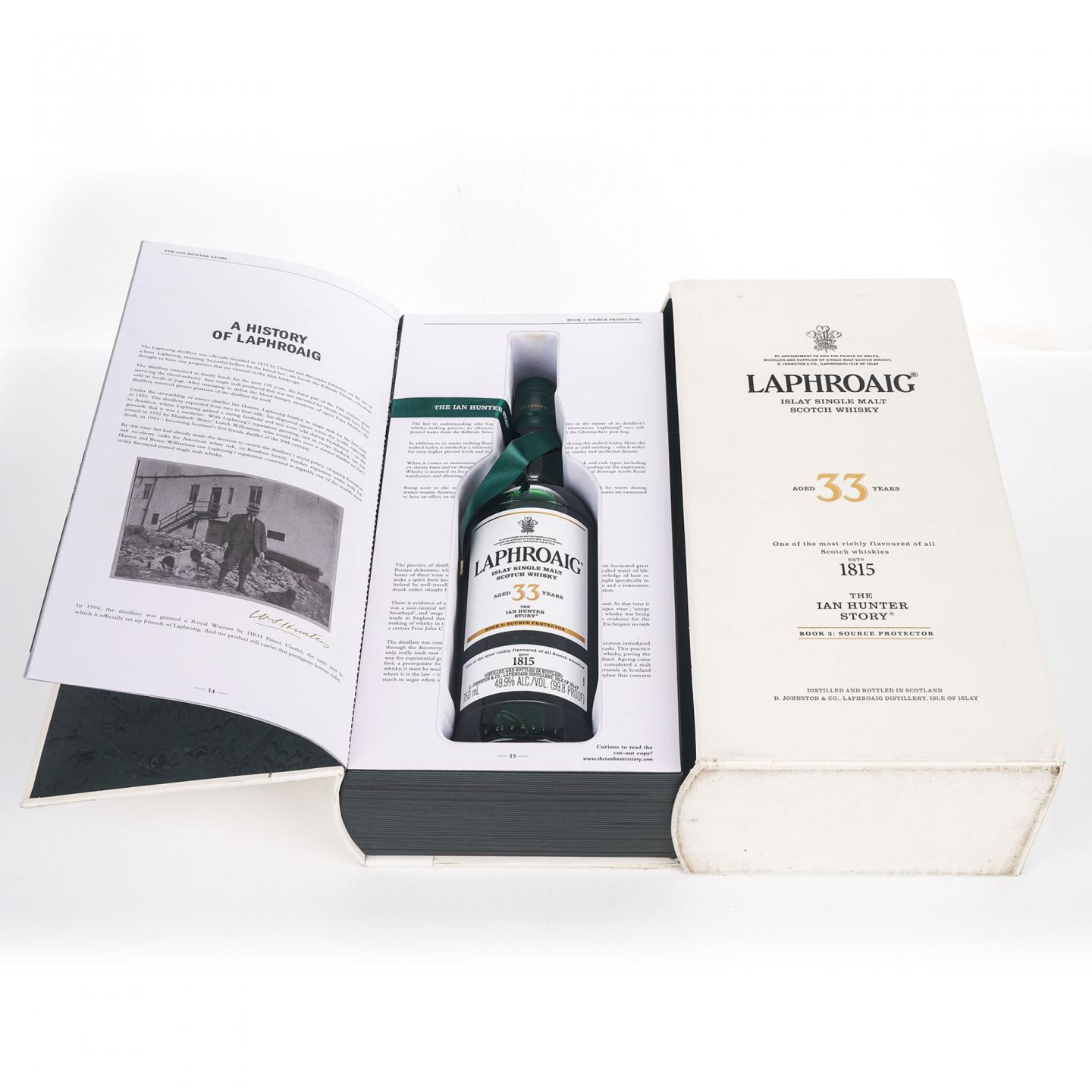 Laphroaig 拉弗格 30/33年 伊恩·亨特之书 1-3版 3支组