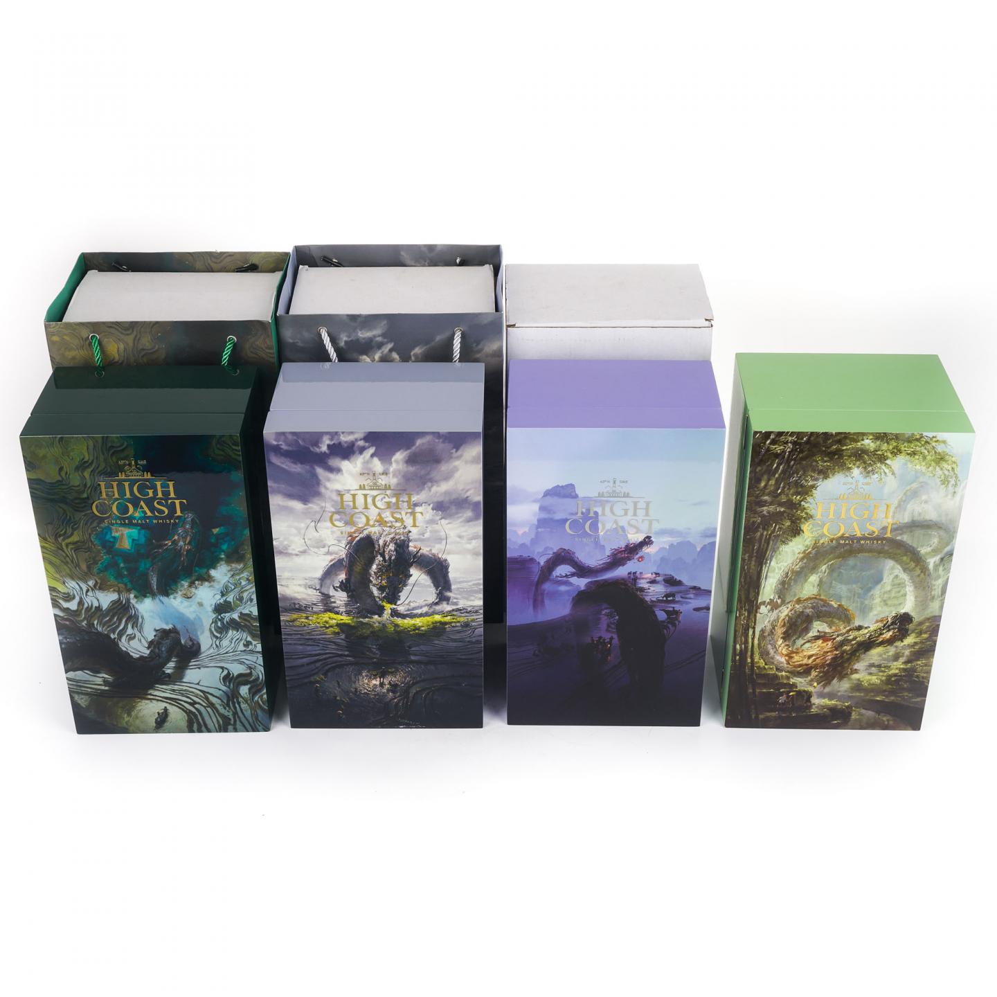 High Coast 海歌 龙系列1-4版 500ml*4