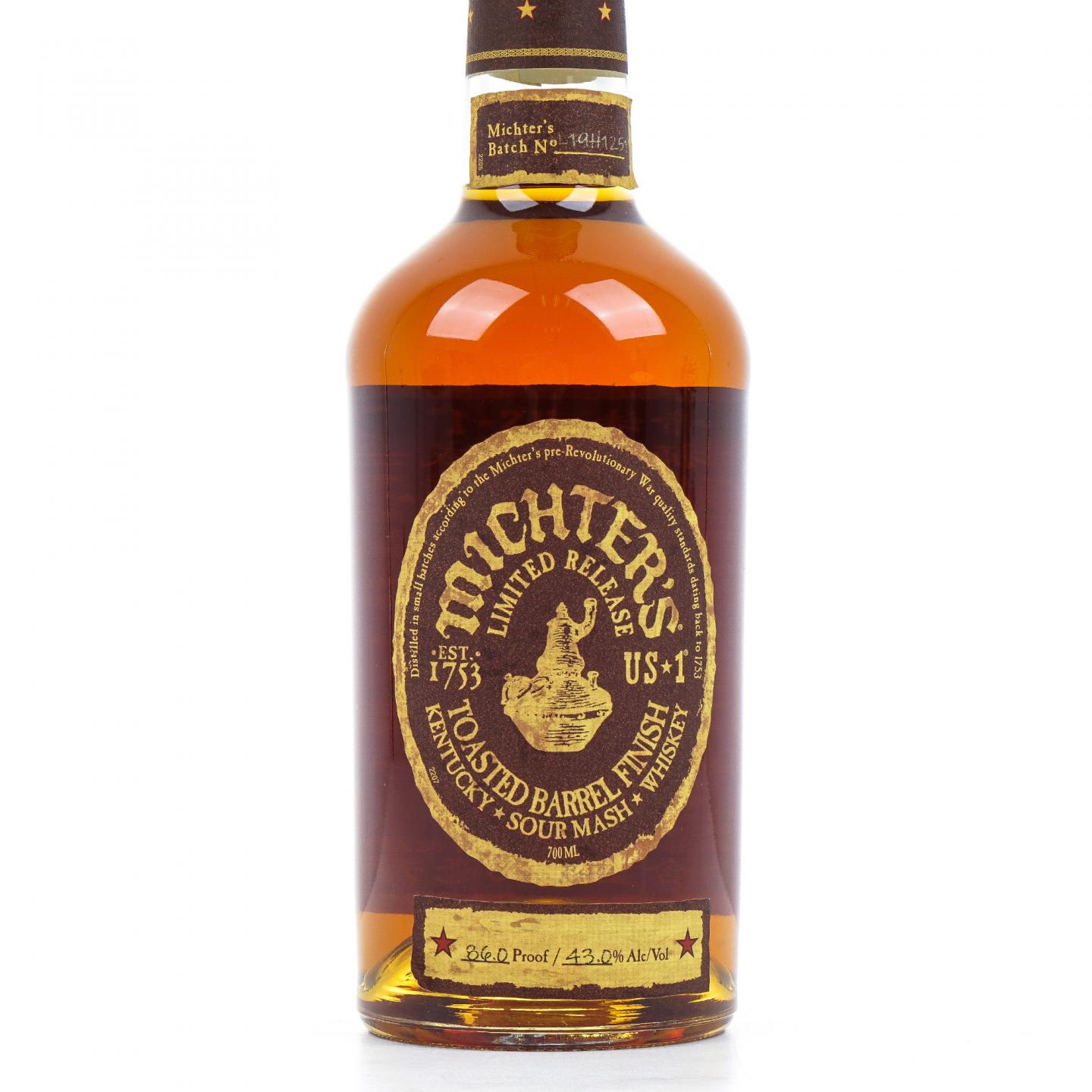Michter's 酩帝诗 2019 烤桶酸麦芽威士忌 US*1
