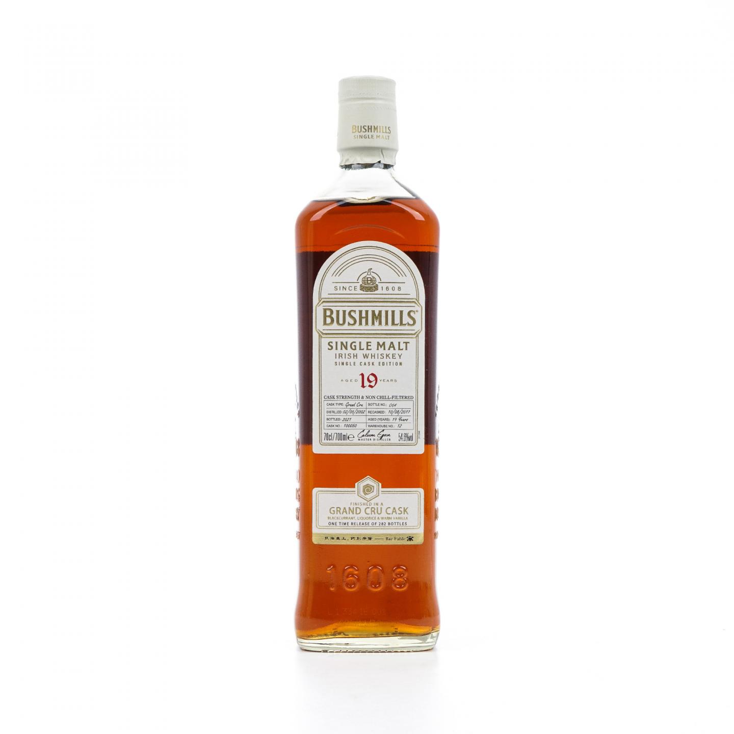 Bushmills 布什米尔 19年 2002-2021 单桶#100050