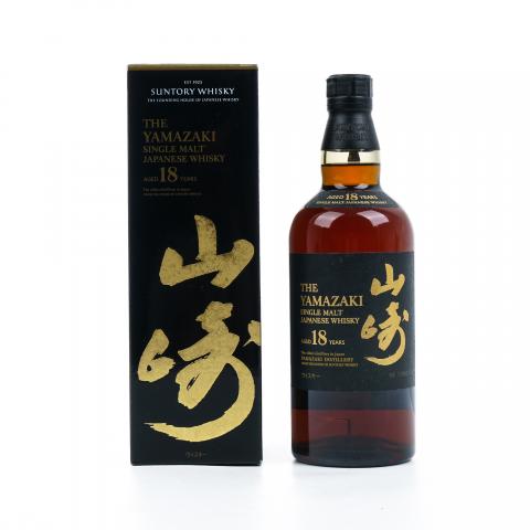 山崎 18年 黑标金字 No.1090152