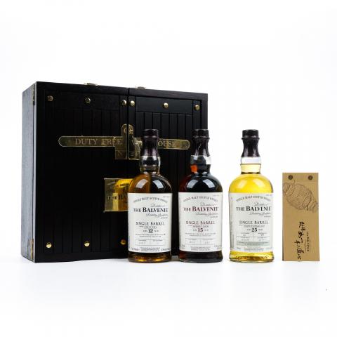 Balvenie 百富 12/15/25年 单桶 3支组