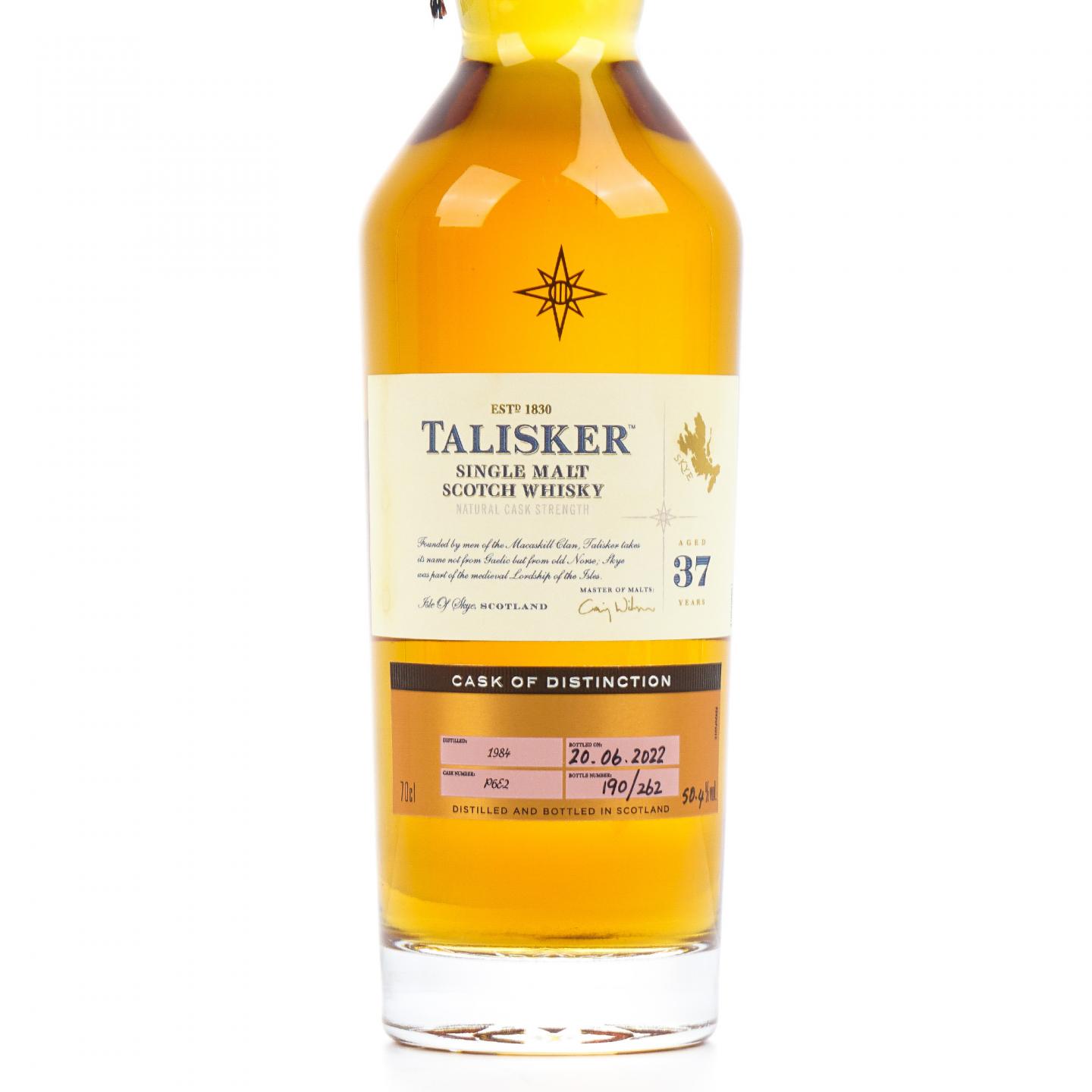 Talisker 泰斯卡 37年 1984-2022 COD 行货