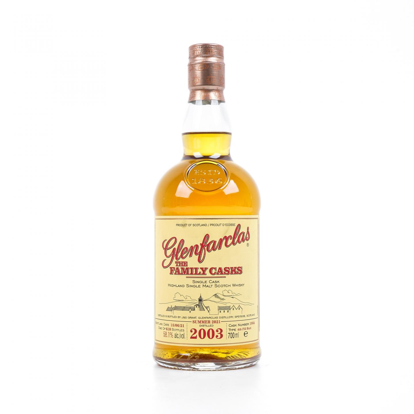 Glenfarclas 格兰花格 2003-2021 家族桶#1964