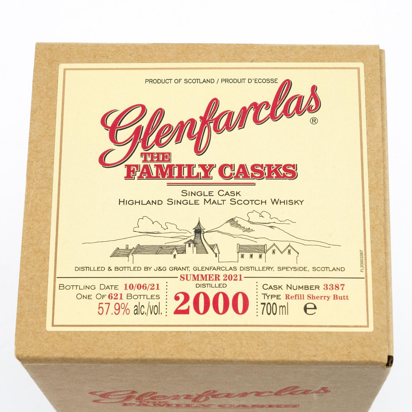 Glenfarclas 格兰花格 2000-2021 家族桶#3387