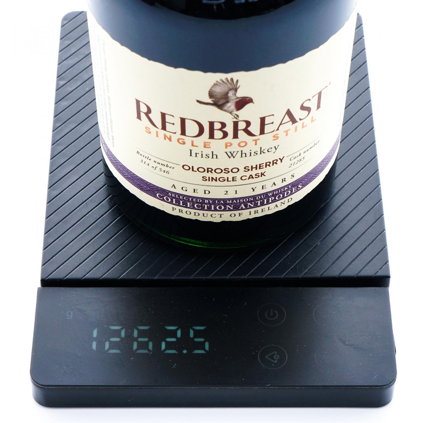 Redbreast 知更鸟 21年 单壶威士忌 雪莉单桶#21285
