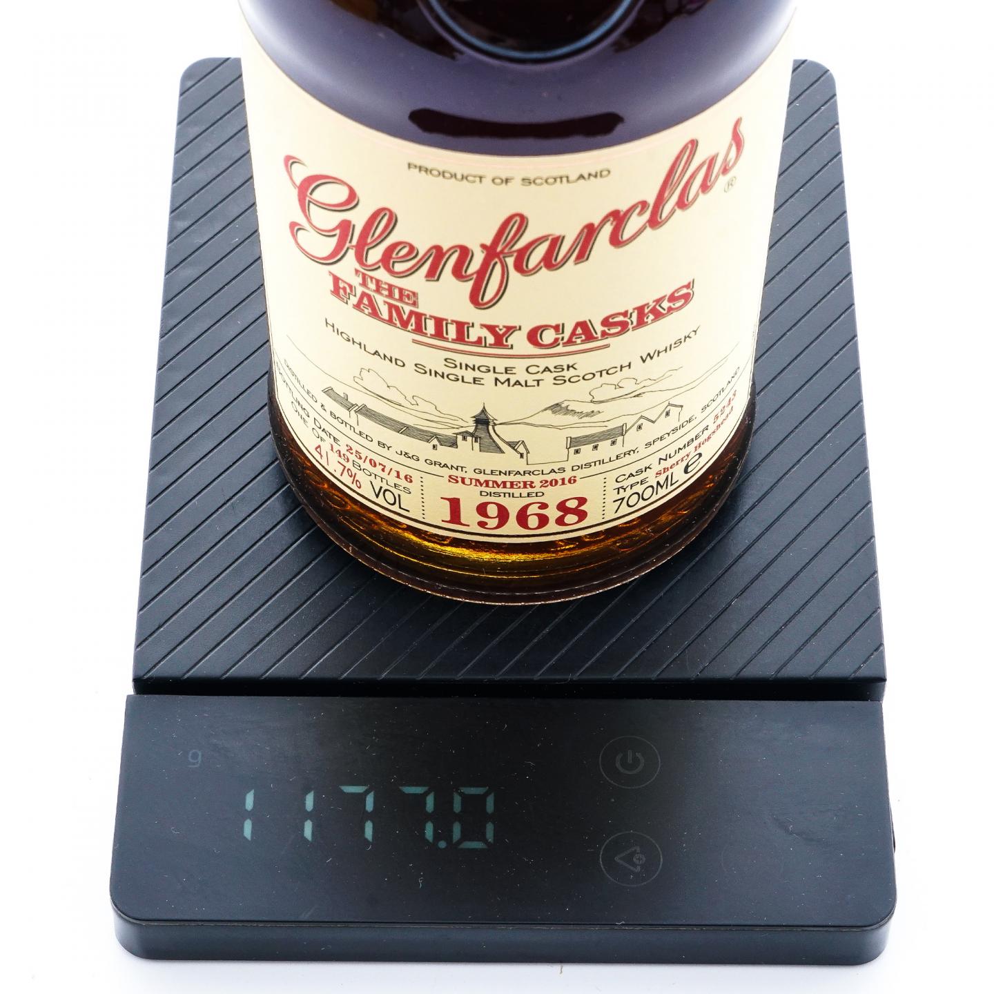 Glenfarclas 格兰花格 1968-2016 家族桶 雪莉单桶#5243
