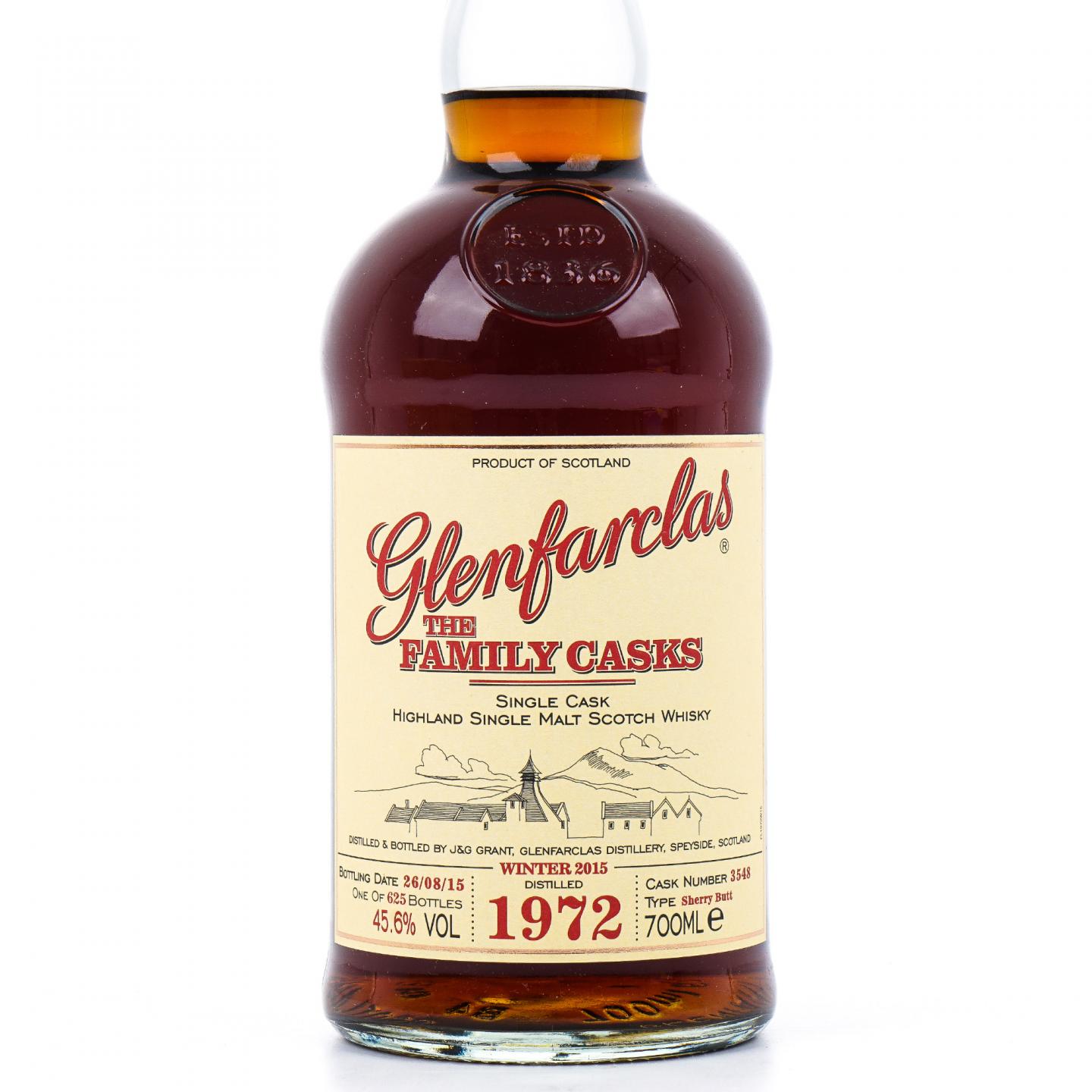 Glenfarclas 格兰花格 1972-2015 家族桶#3548