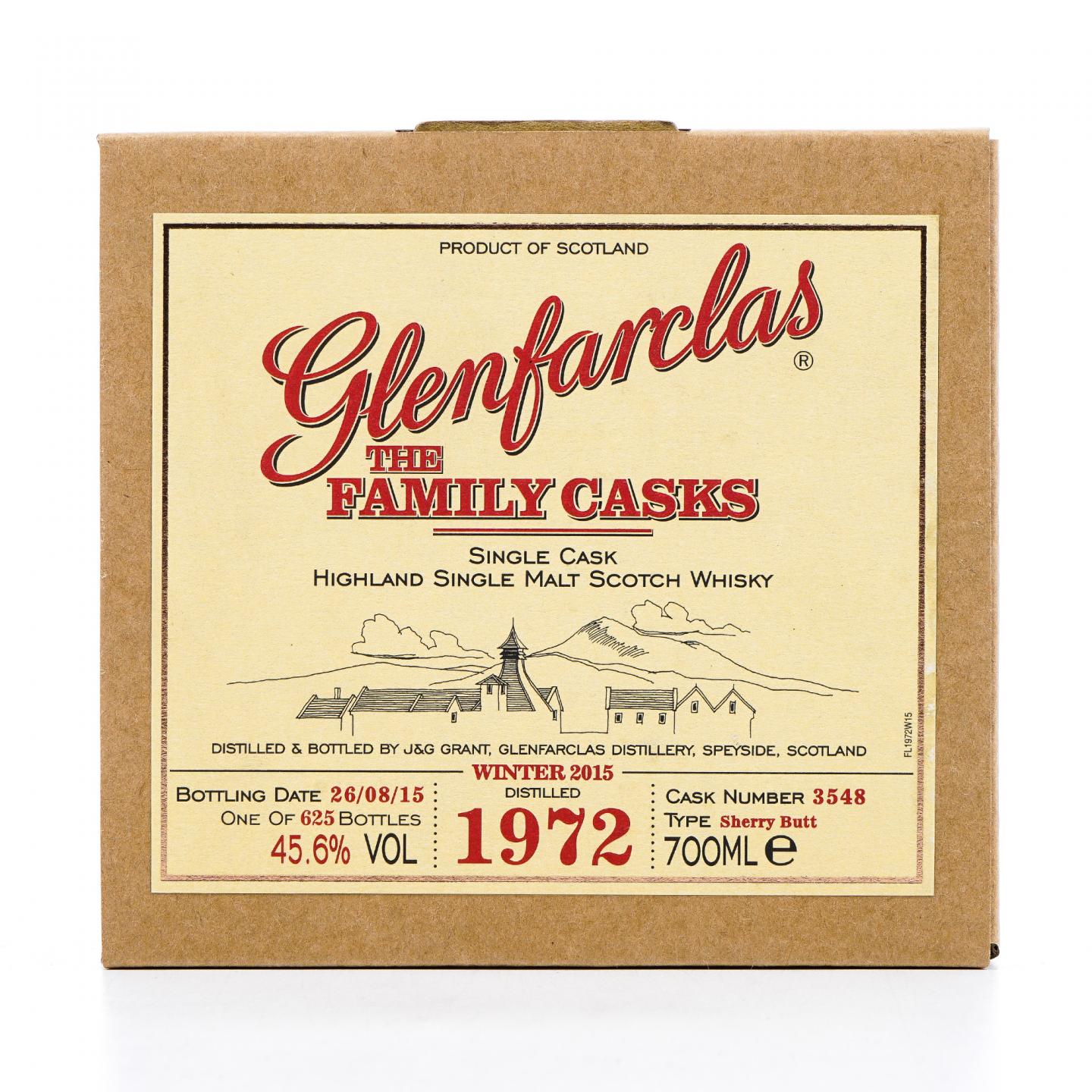 Glenfarclas 格兰花格 1972-2015 家族桶#3548