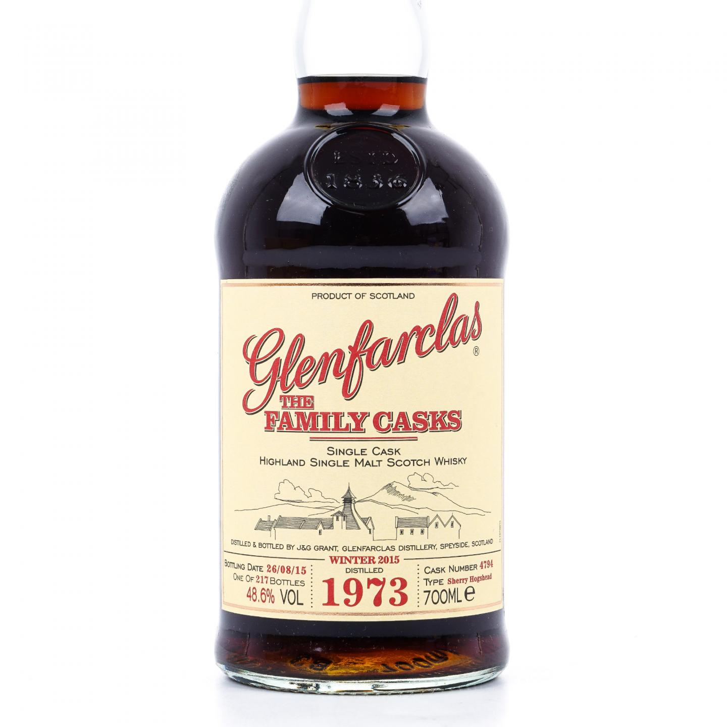 Glenfarclas 格兰花格 1973-2015 家族桶#4794