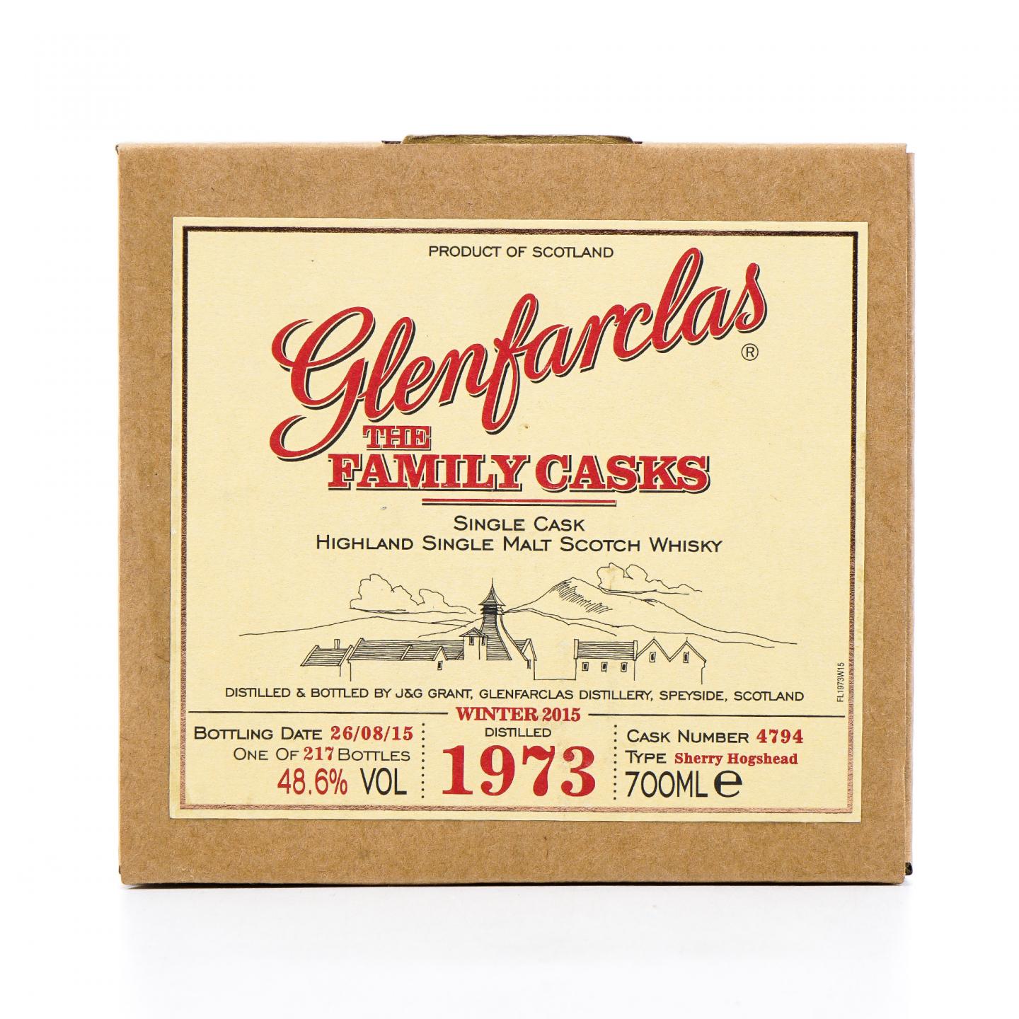 Glenfarclas 格兰花格 1973-2015 家族桶#4794