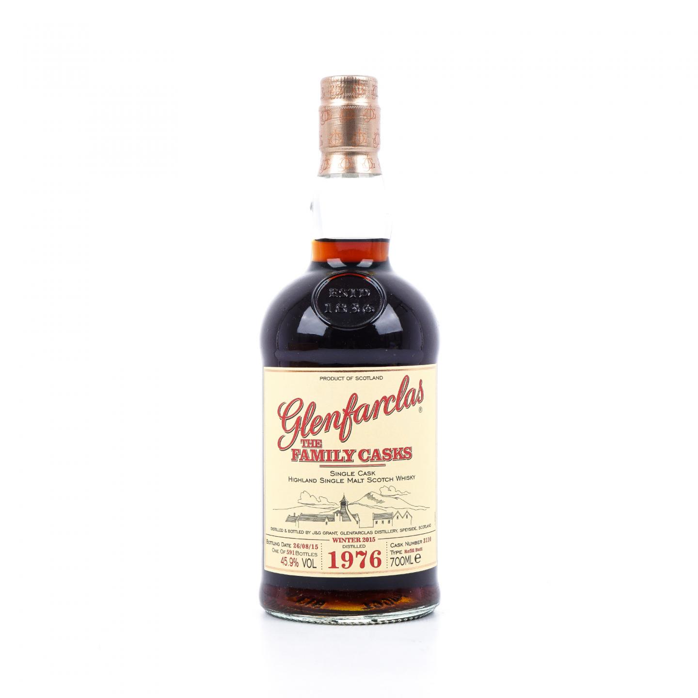 Glenfarclas 格兰花格 1976-2015 家族桶#3110
