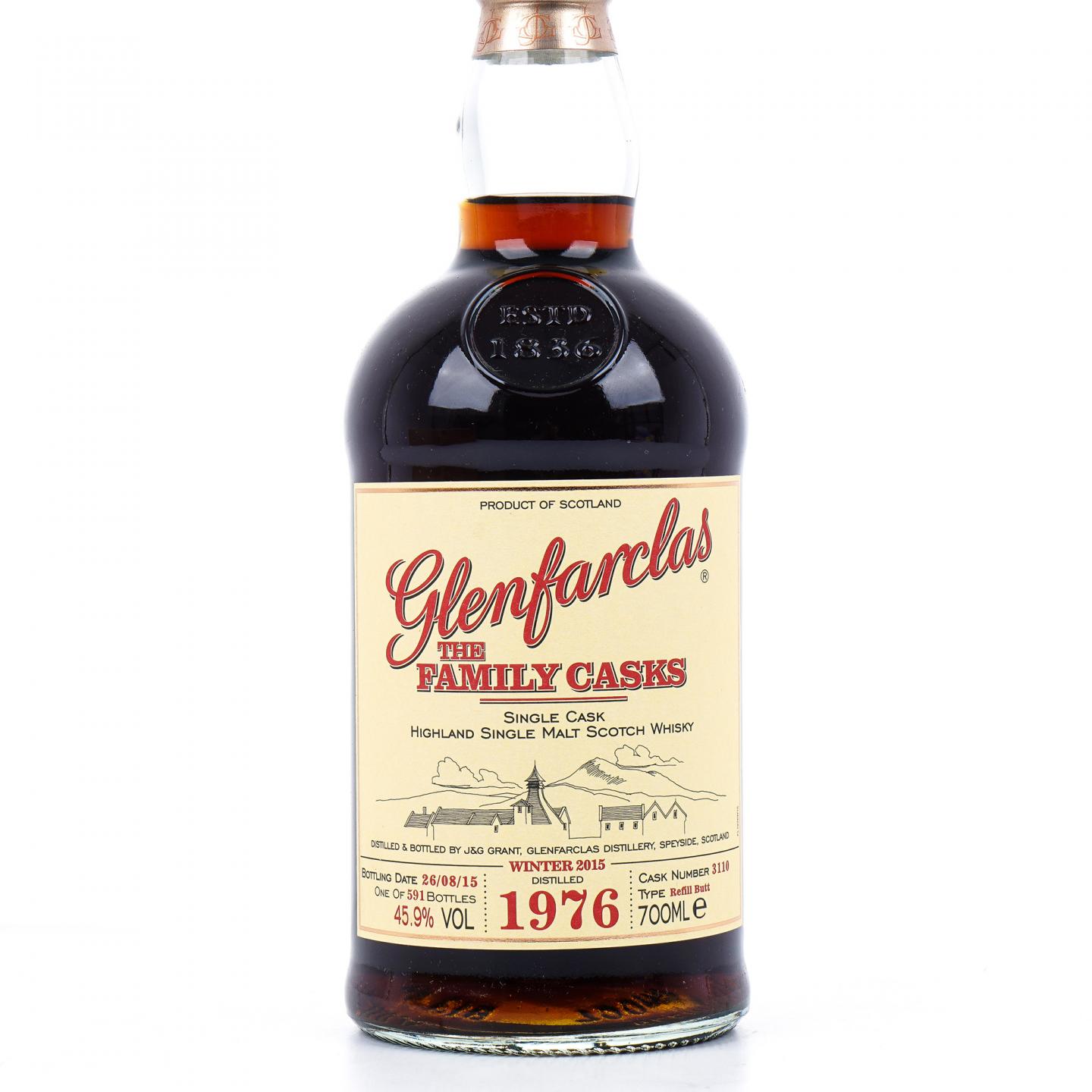 Glenfarclas 格兰花格 1976-2015 家族桶#3110