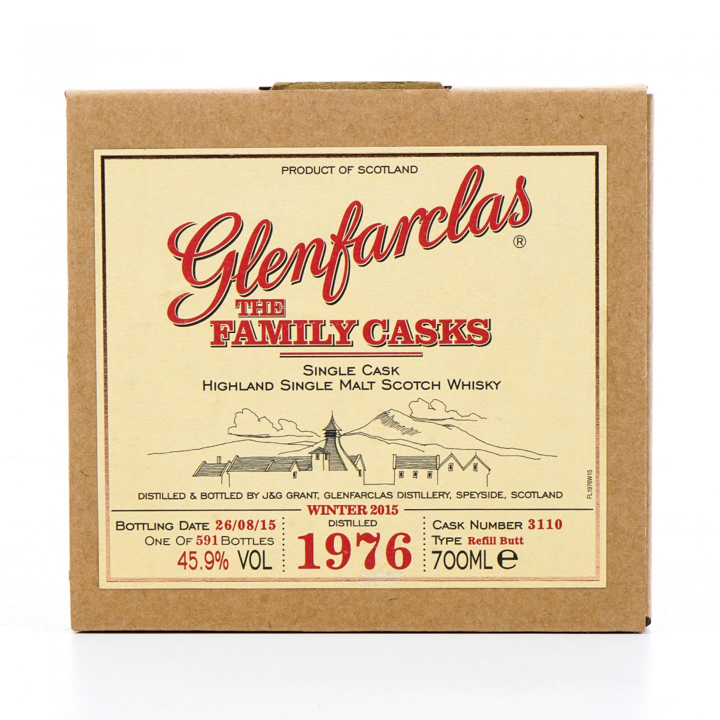 Glenfarclas 格兰花格 1976-2015 家族桶#3110
