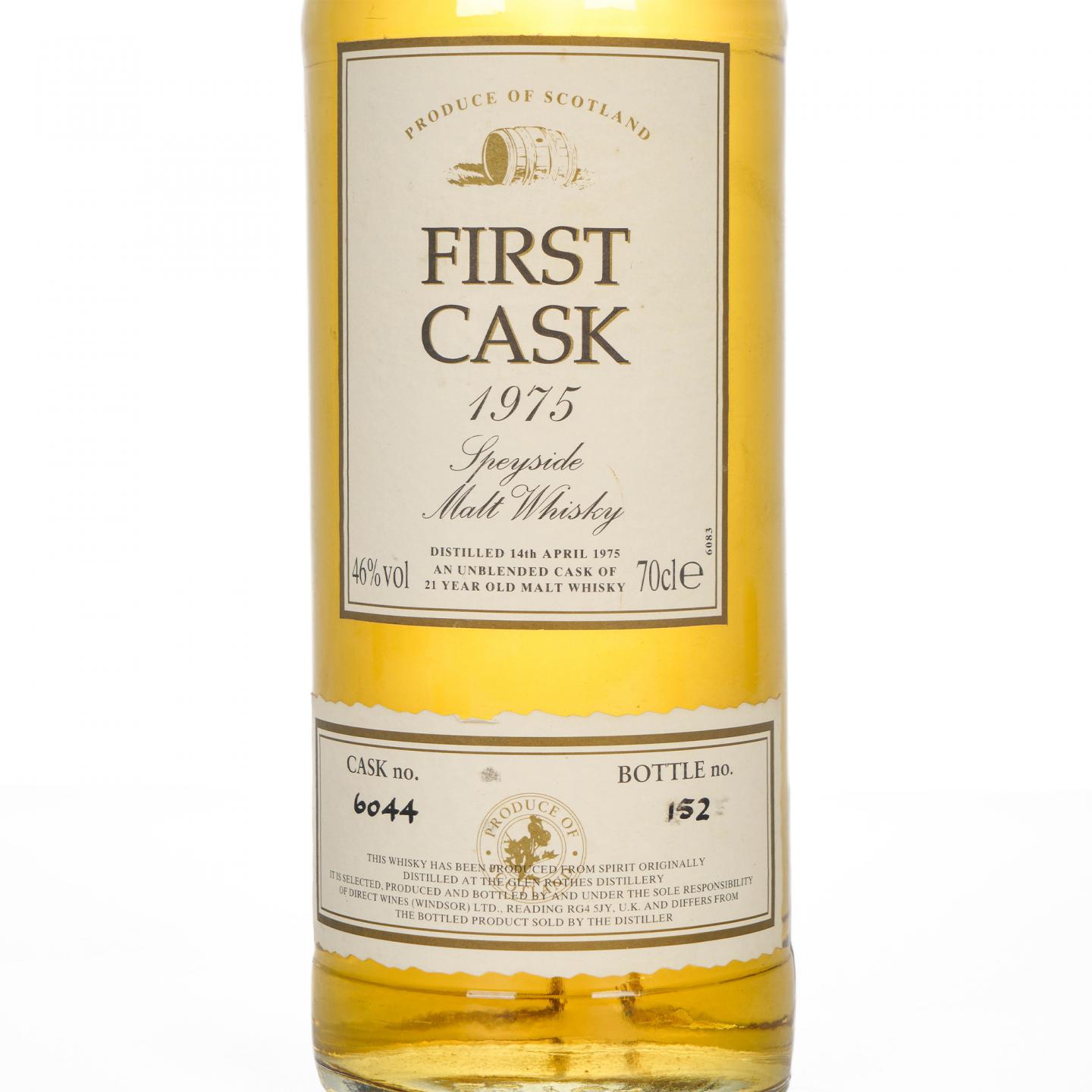 Glenrothes 格兰路思 21年 1975 First Cask