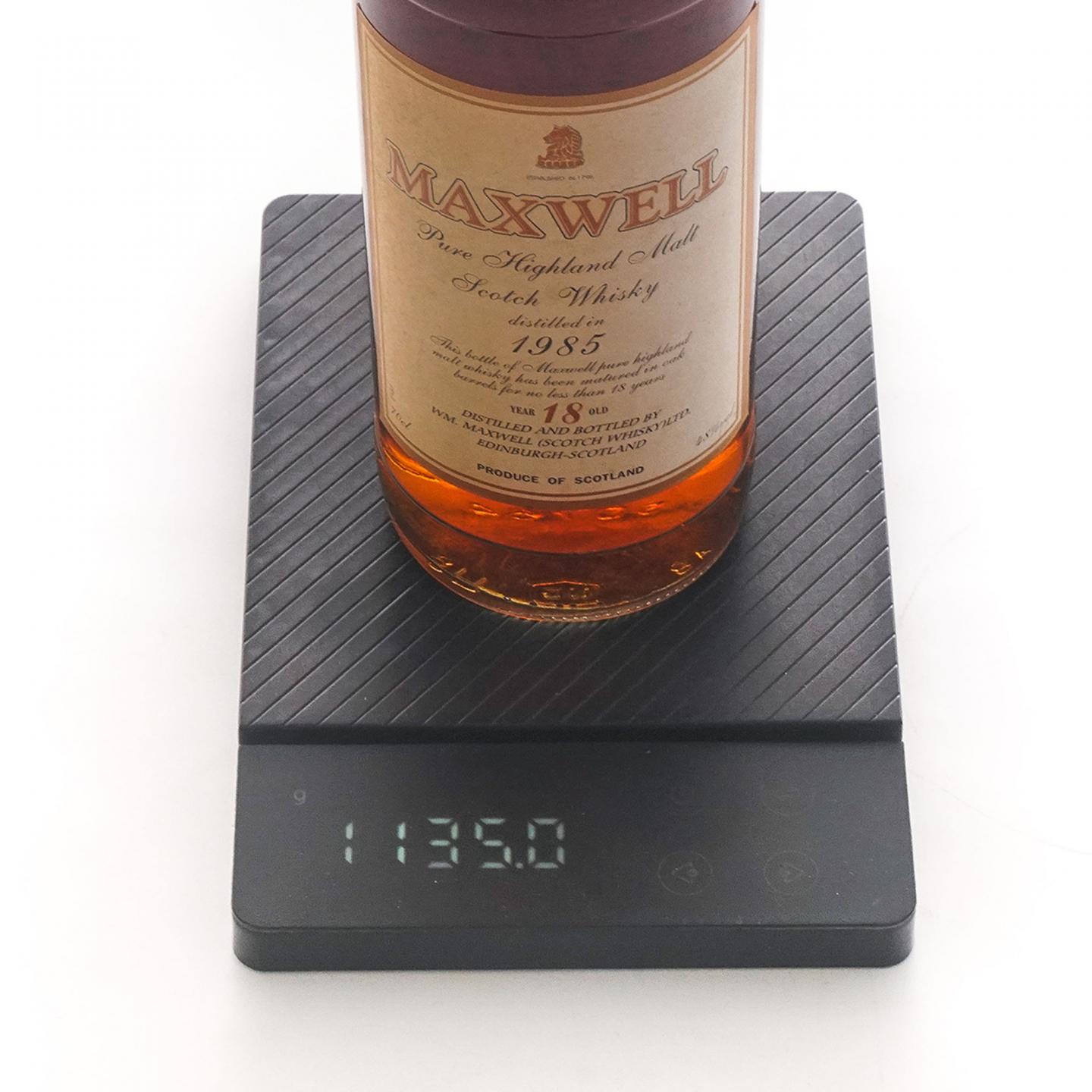 Maxwell 18年 1985 高地纯麦威士忌