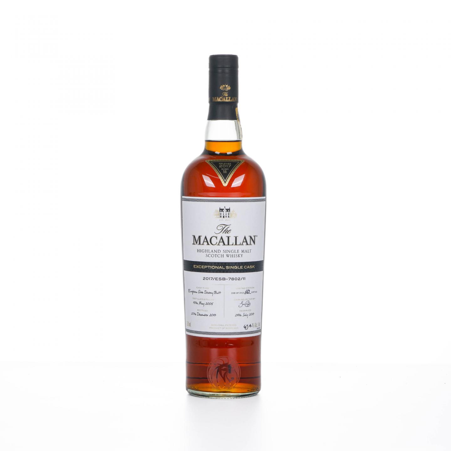 Macallan 麦卡伦 2005-2017 ESC雪莉单桶#7802/11 750ml