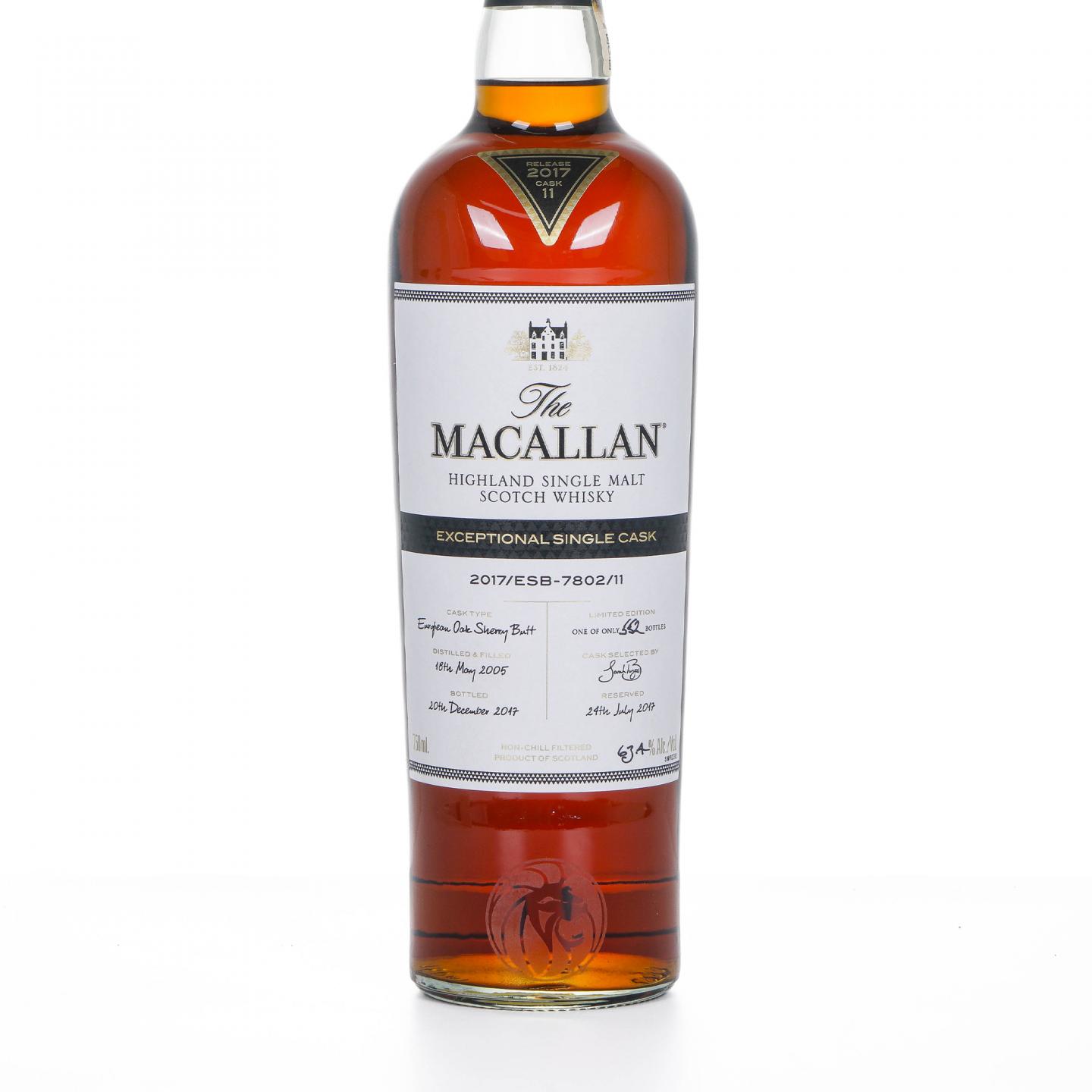 Macallan 麦卡伦 2005-2017 ESC雪莉单桶#7802/11 750ml