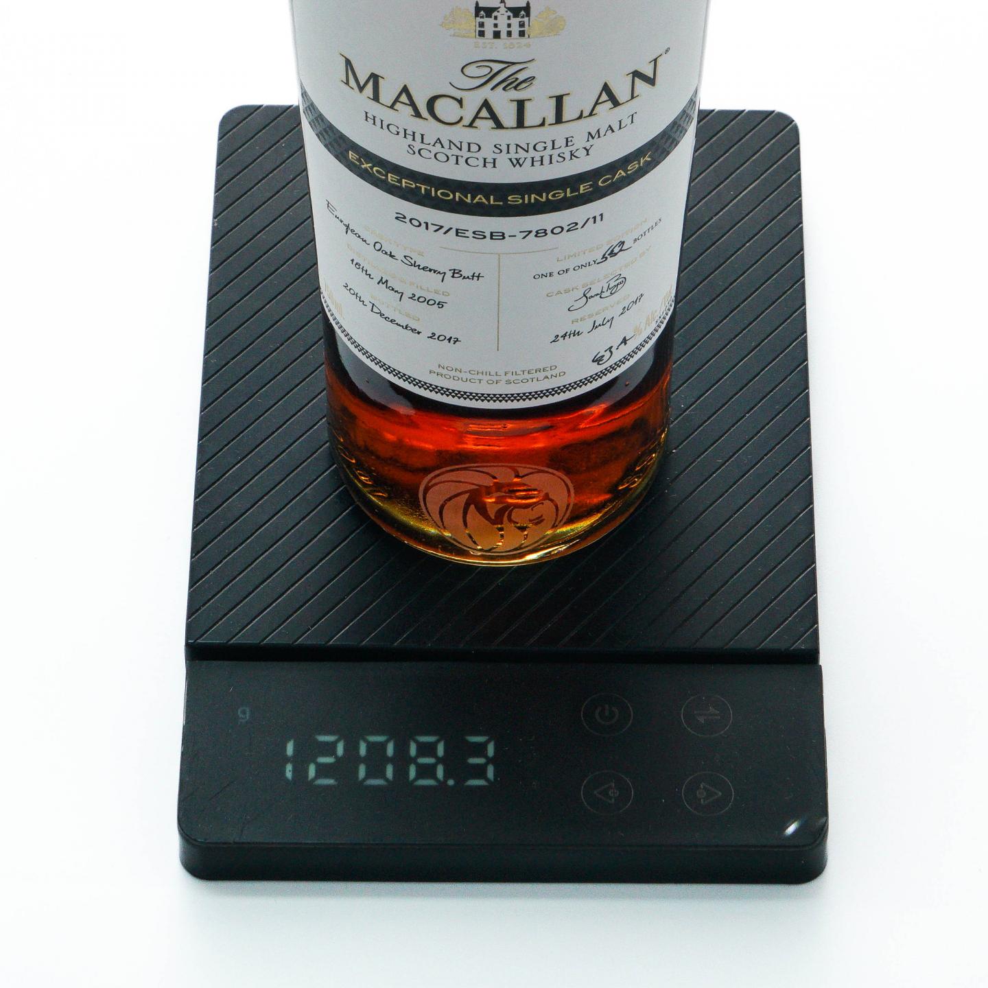 Macallan 麦卡伦 2005-2017 ESC雪莉单桶#7802/11 750ml