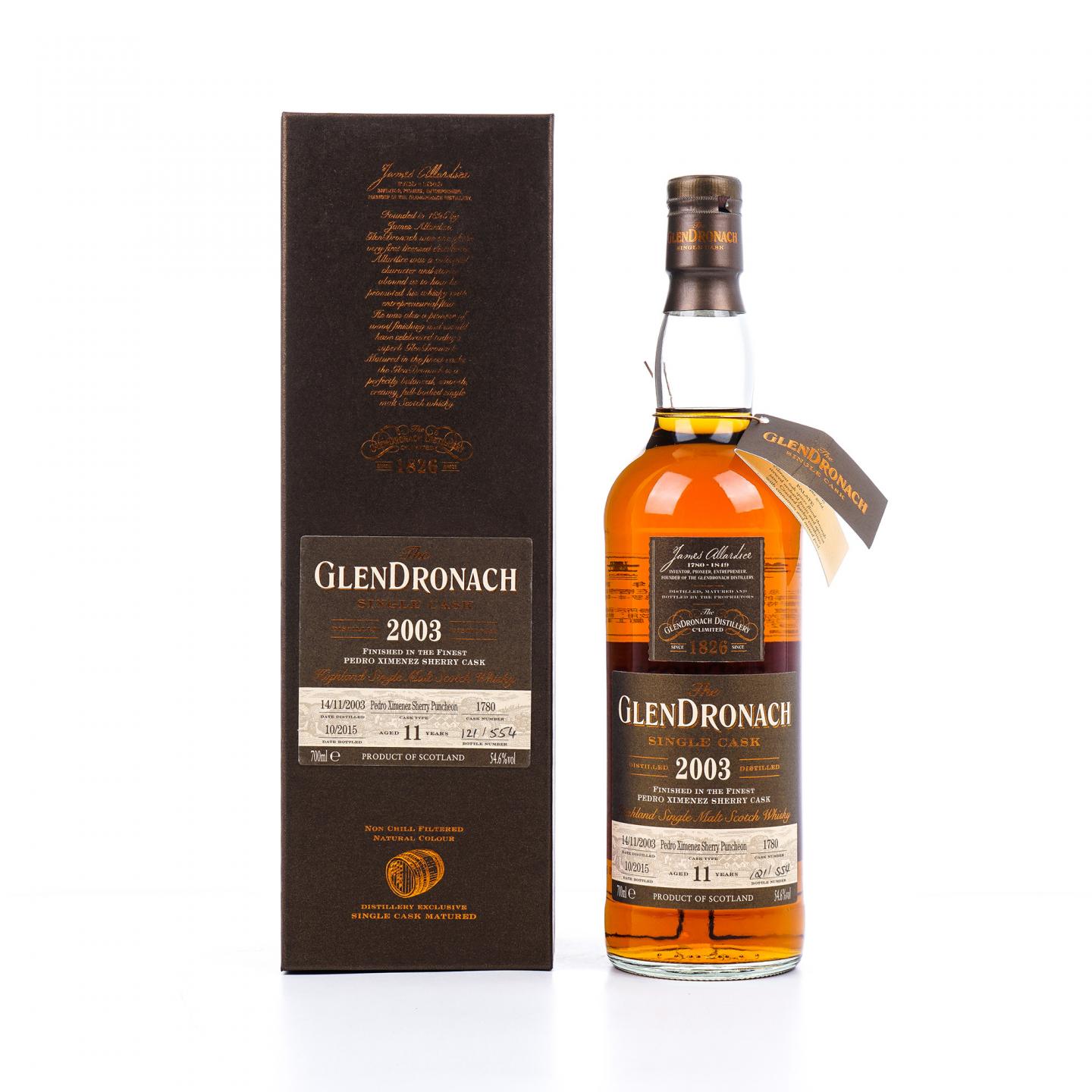 Glendronach 格兰多纳 11年 2003-2015 雪莉桶#1780