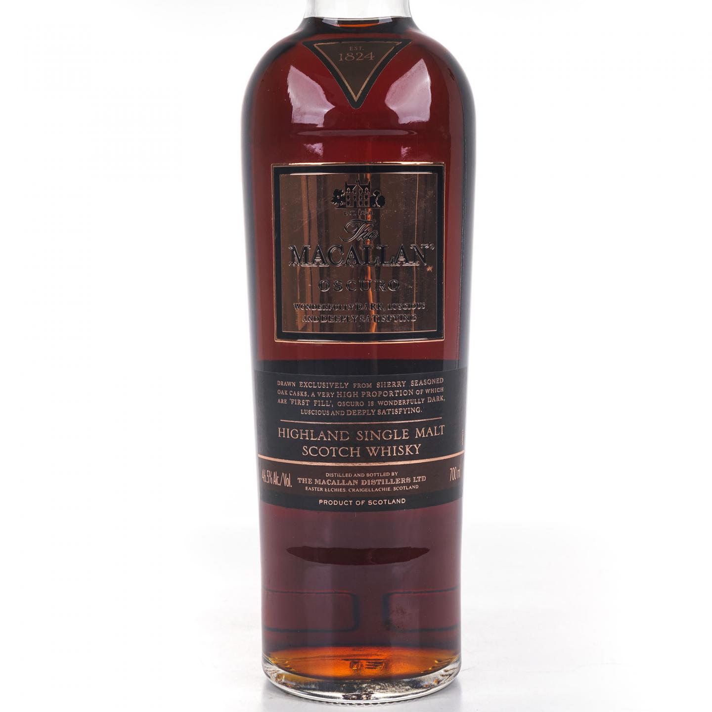 Macallan 麦卡伦 Oscuro 首版 1824系列