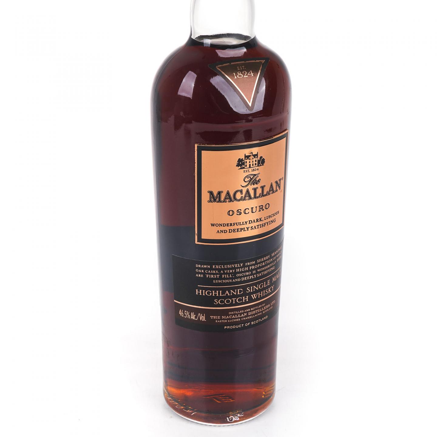 Macallan 麦卡伦 Oscuro 首版 1824系列