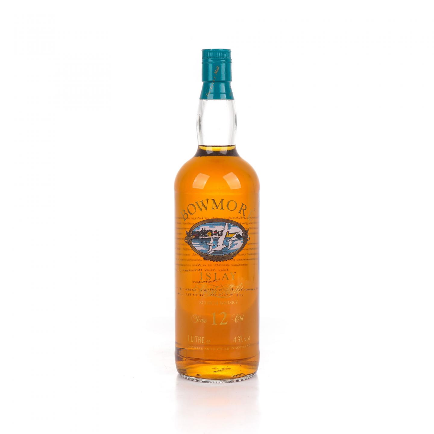 Bowmore 波摩 12年 透明海鸥标 1升装