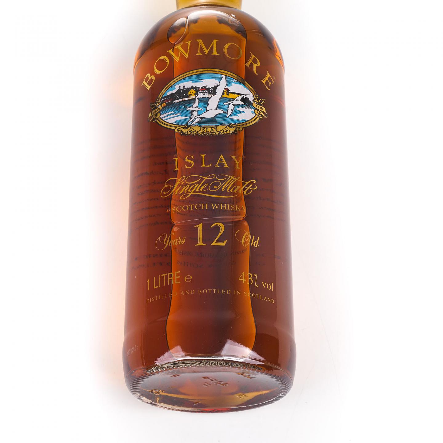 Bowmore 波摩 12年 透明海鸥标 1升装