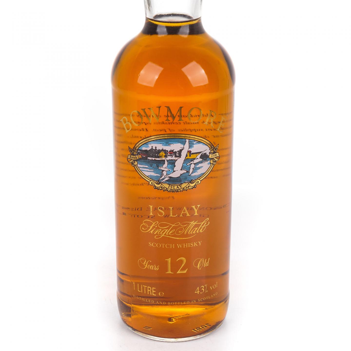 Bowmore 波摩 12年 透明海鸥标 1升装