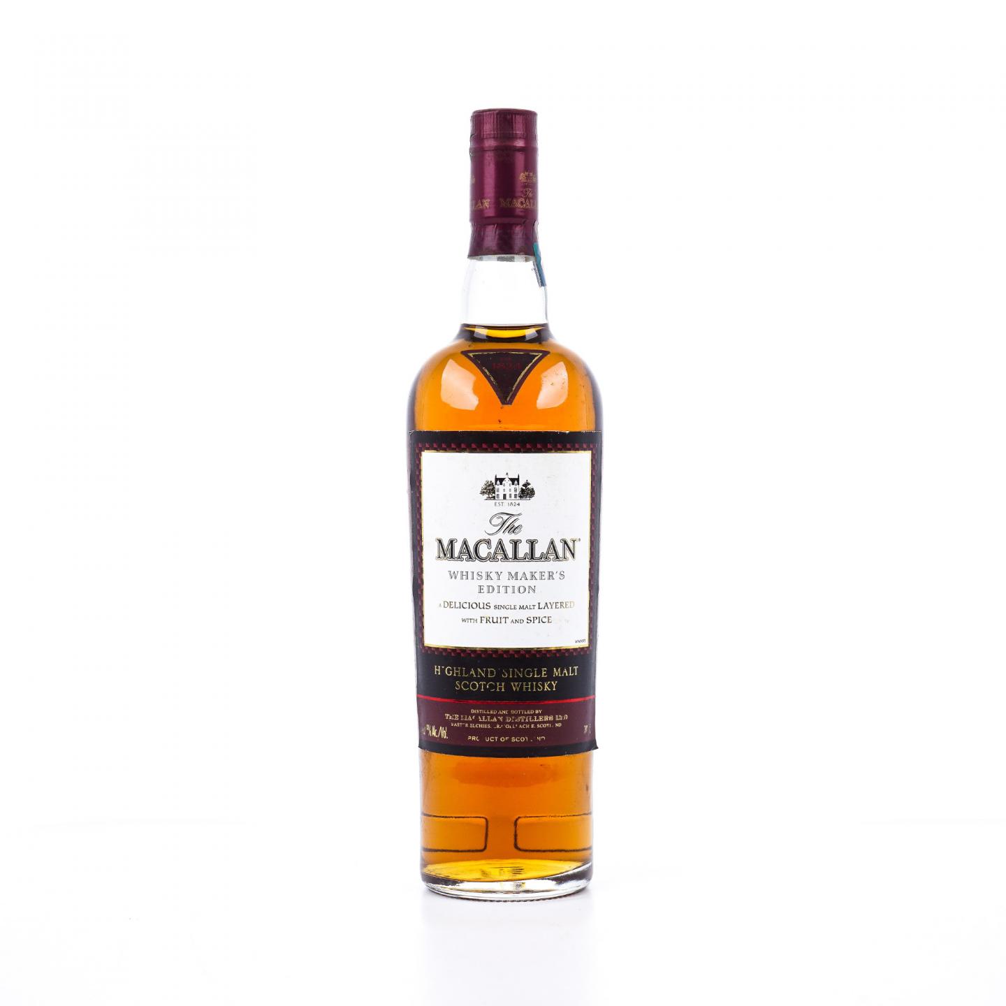 Macallan 麦卡伦 1824系列 Whisky Maker's Edition