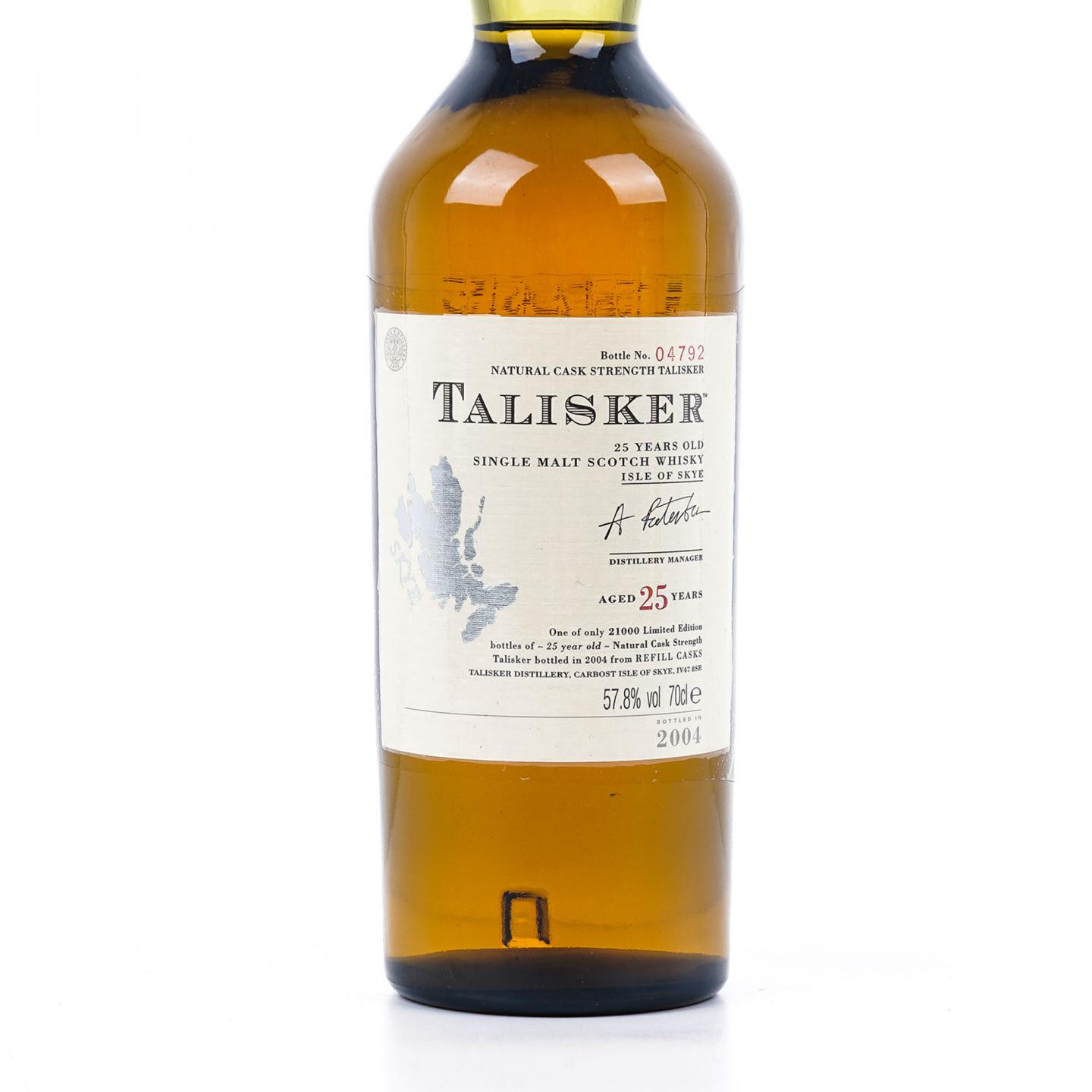 Talisker 泰斯卡 25年 2004 SR系列 桶强