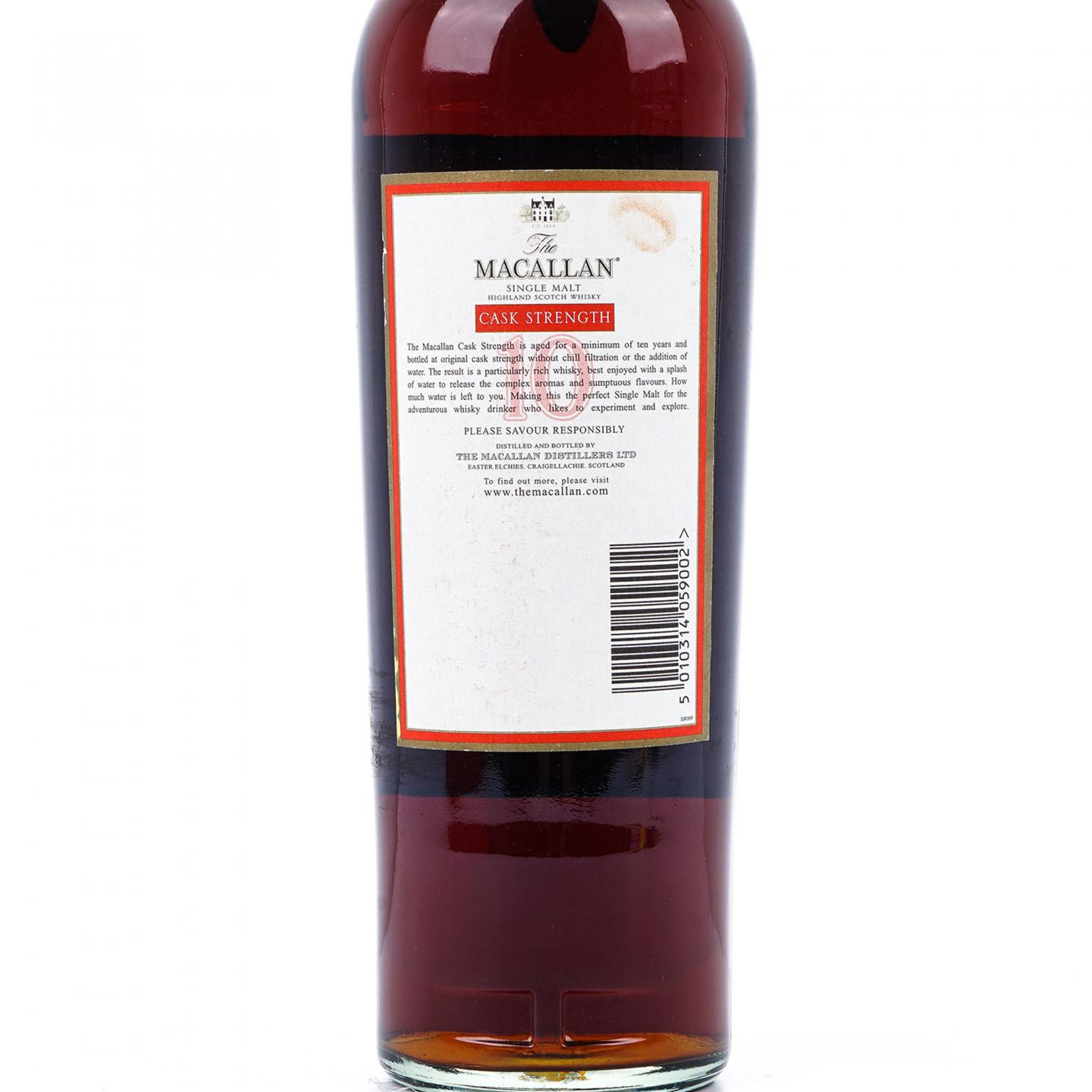 Macallan 麦卡伦 10年 桶强 1L 58.6%vol.