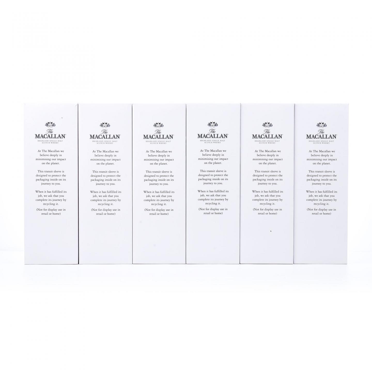 【附X光图】Macallan 麦卡伦 18年 2024 雪莉桶 6瓶组