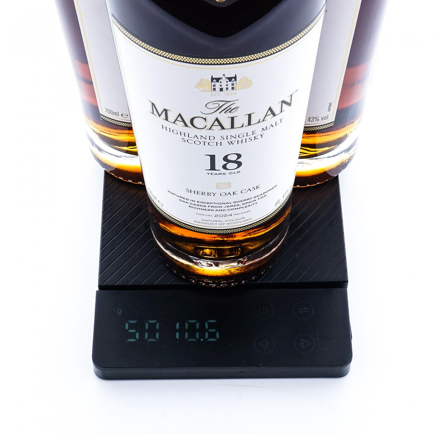 【附X光图】Macallan 麦卡伦 18年 2024 雪莉桶 6瓶组