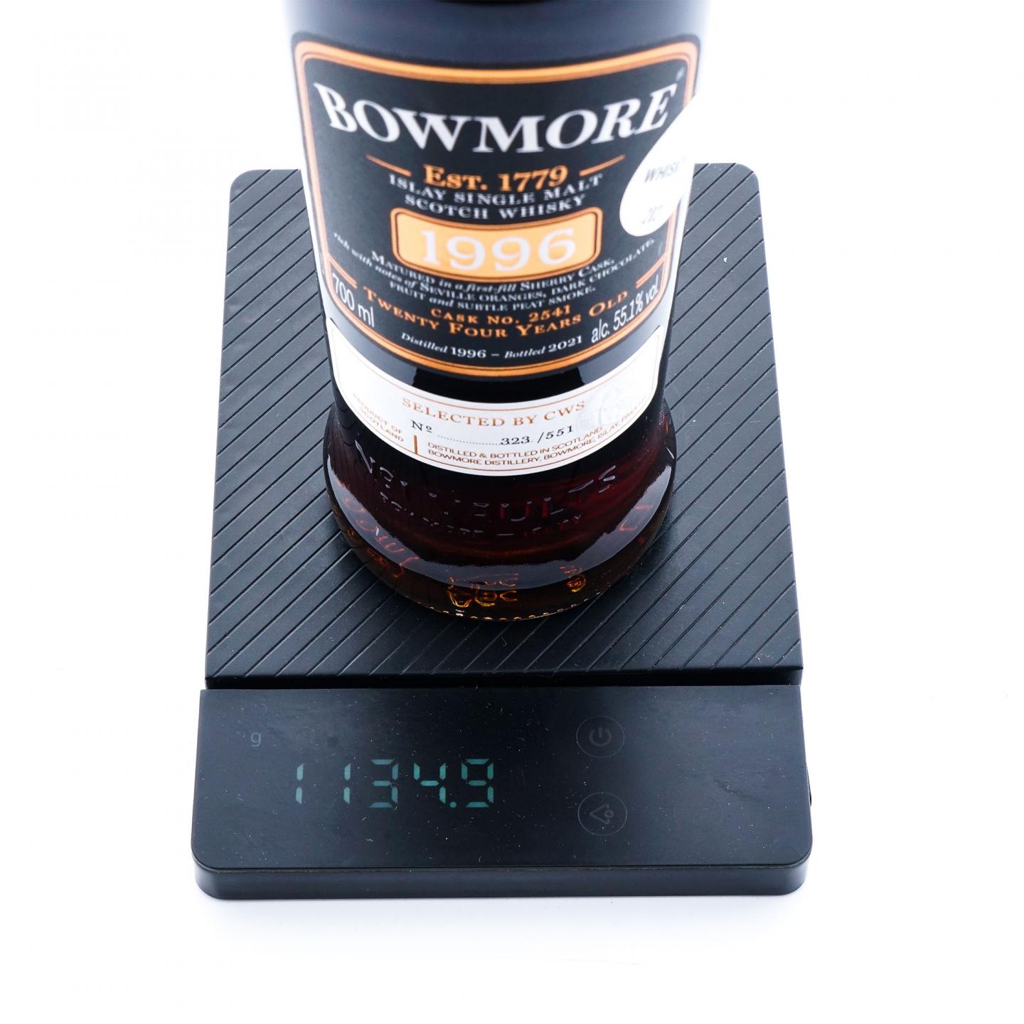 Bowmore 波摩 24年 1996-2021 初填雪莉桶#2541 行货 55.1%Vol.