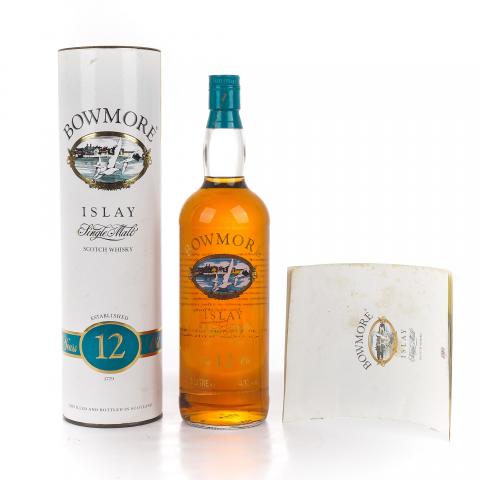 Bowmore 波摩 12年 透明海鸥标 1升装