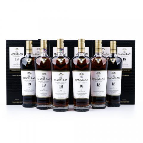 【附X光图】Macallan 麦卡伦 18年 2024 雪莉桶 6瓶组