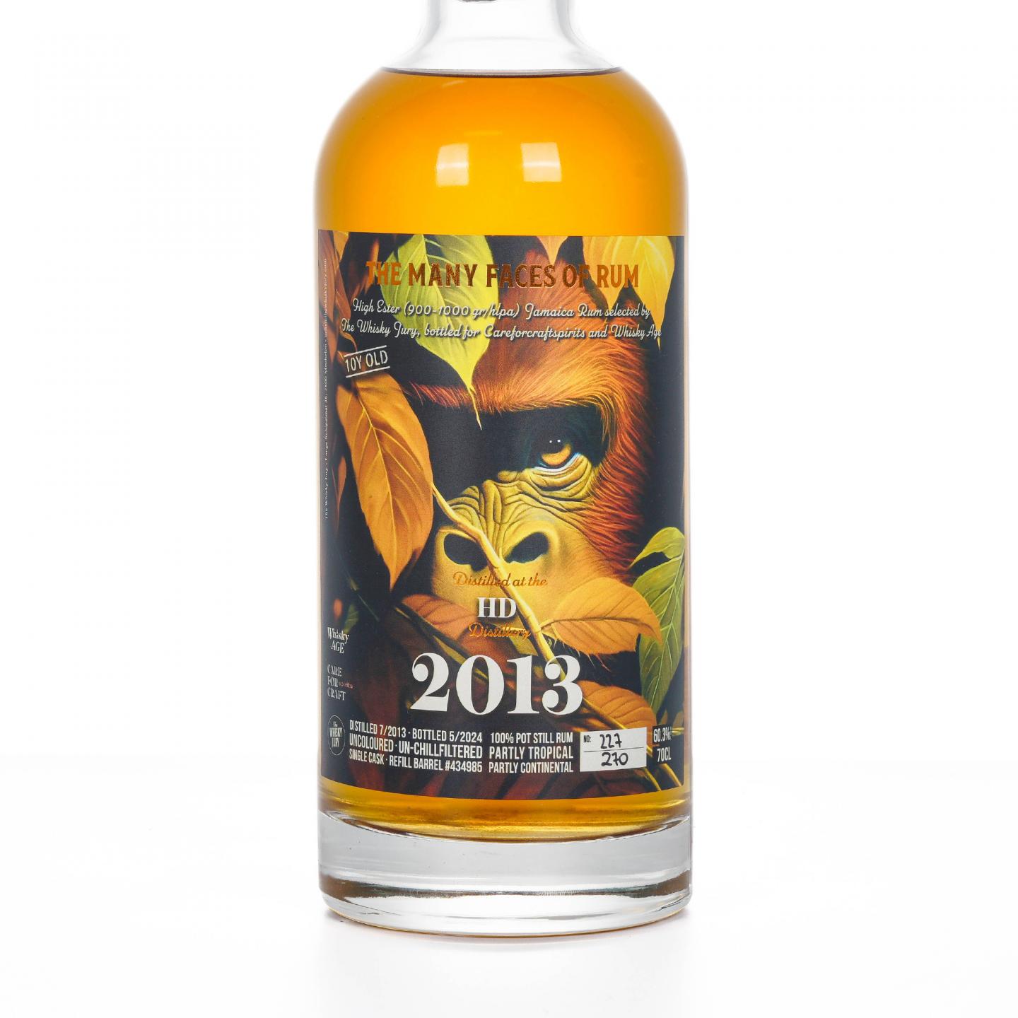 HD 10年 2013-2024 牙买加朗姆酒 TWJ