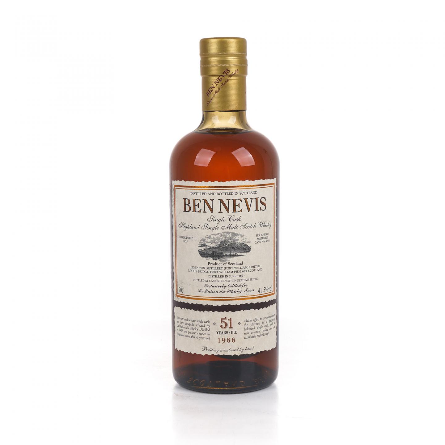Ben Nevis 本尼维斯 51年 1966-2017 单桶#4278