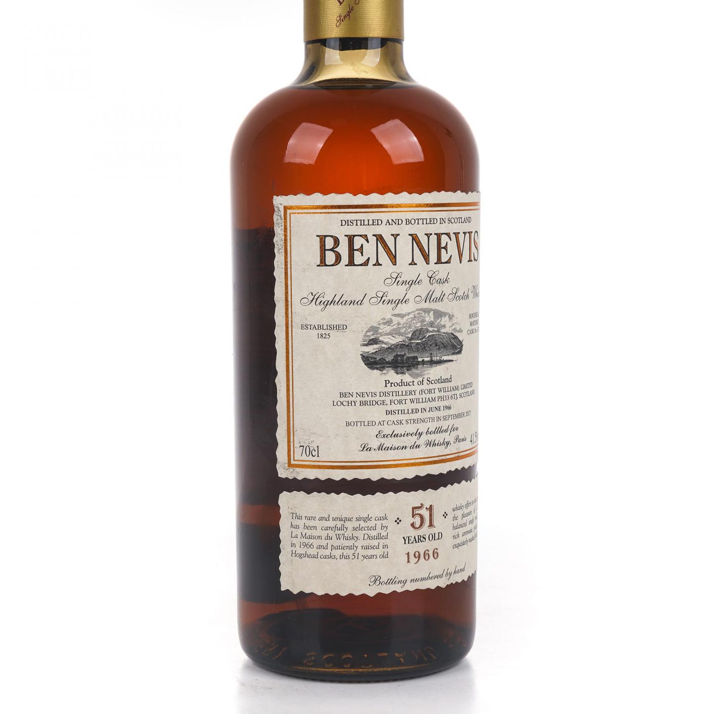 Ben Nevis 本尼维斯 51年 1966-2017 单桶#4278