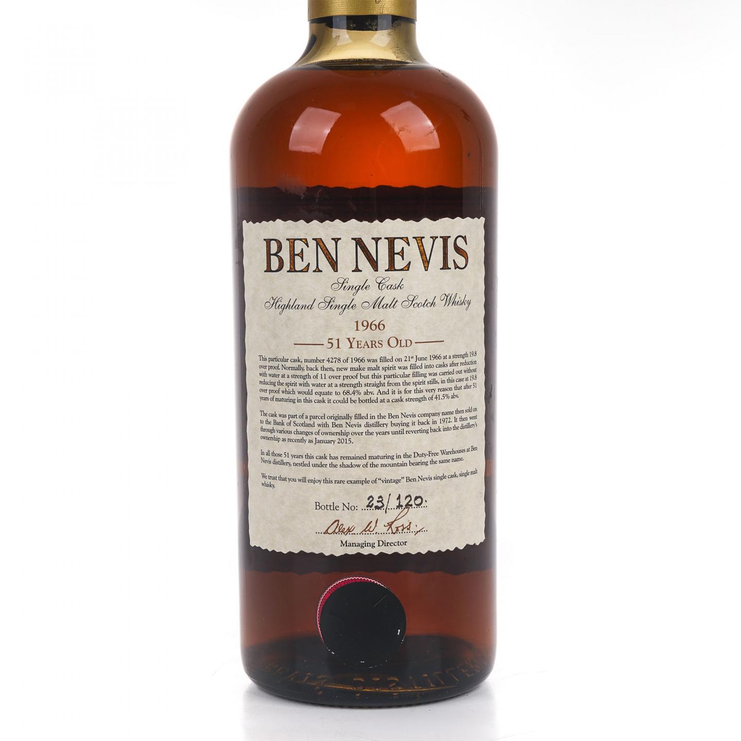 Ben Nevis 本尼维斯 51年 1966-2017 单桶#4278