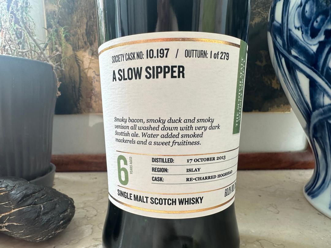 SMWS协会 10.197 布纳哈本泥煤6年单桶